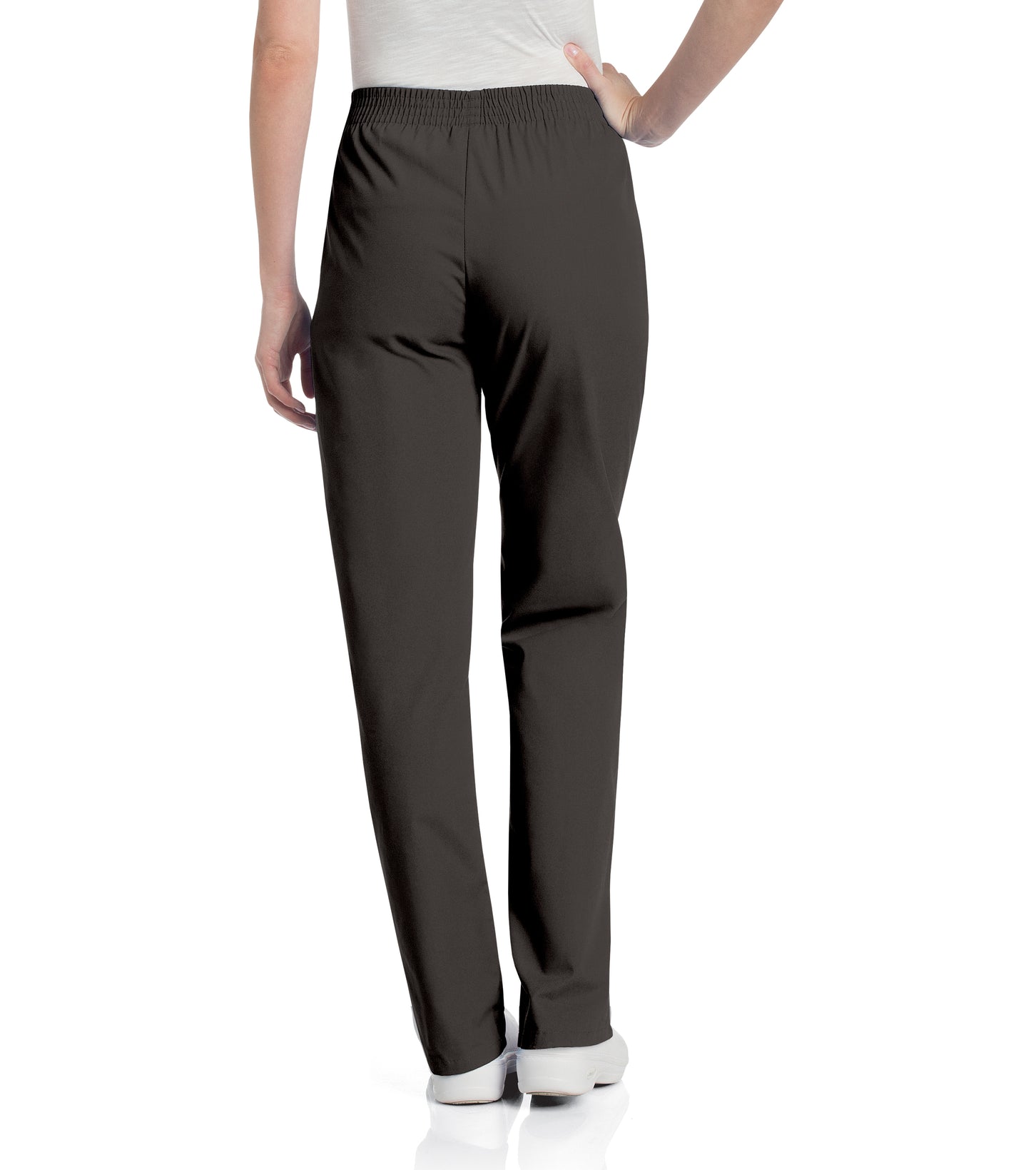 Landau Essentials Women's Straight-Leg Scrub Pants - Black